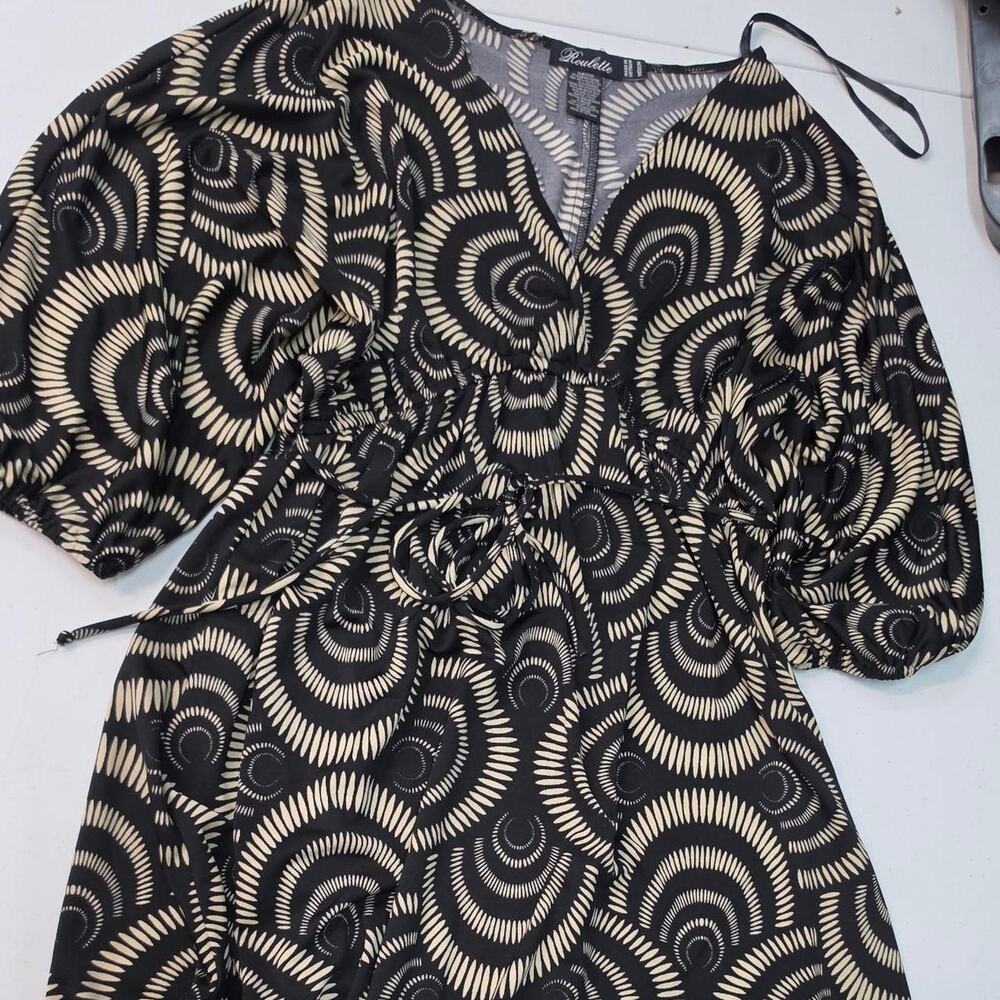 Roulette black cream midi